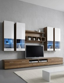 Холна секция Doreto-Walnut - White