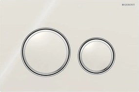 Geberit 115.884.JL.1 - бутон за промиване Sigma50 24,6x16,4 cm пясъчно сив/лъскав хром
