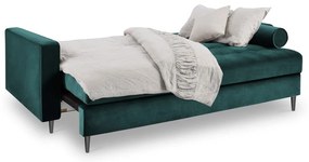 Петролнозелено кадифено канапе Santo - Milo Casa