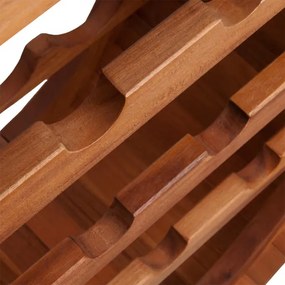 Дървена стойка за вино за 12 бутилки