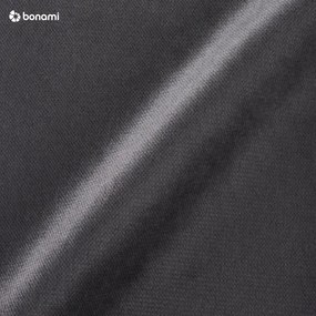 Тъмносив кадифен разтегателен ъглов диван (ляв ъгъл) Lofty Lilly – Miuform