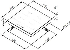 Автономен индукционен плот Pyramis PHI63432FMB