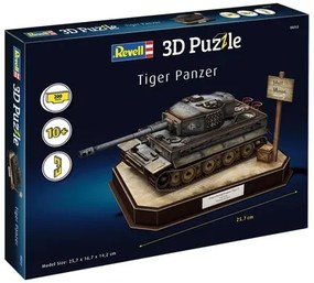 Пъзел, Revell, Германски танк &quot;Tiger I&quot; 3D, 200 части