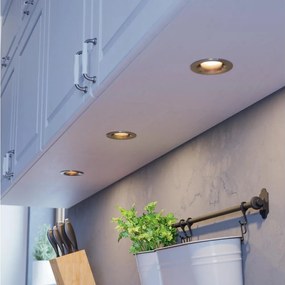 Eglo 902279-Комплект 3xLED димируемо вградено осветително тяло SALICETO LED/4,8W/230V Ø8,8см хром