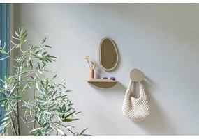 Бежов метален стенен рафт 34 cm Pipa – Spinder Design