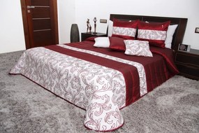 Червено покривало за легло Ширина: 170 см | Дължина: 210 см
