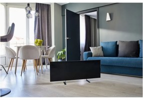 Разопакован: Електрически конвектор AENO AGH0002S, 700W, 30 м2, Мобилно приложение, Ултратънък, Wi-Fi, Черен