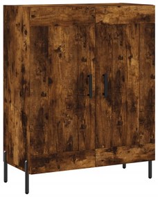 830209 vidaXL Сайдборд, опушен дъб, 69,5x34x90 см, инженерно дърво