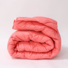 Лятна олекотена завивка за спалня Елинор Корал 200/210 см.