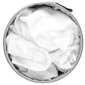 Кош за пране Brabantia 1004178, 35 л, Пластмасов капак, Пълнене без отваряне, Вентилационни отвори, Бял