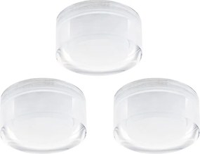 Eglo 78702 - Комплект 3x LED вградени осветителни тела TORTOLI, LED/5W/230V