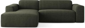 Зелен ъглов диван (ляв ъгъл) Keli – Makamii