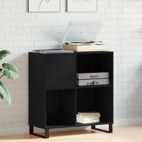 Sonata H Кабинет за записи Черен дъб 84.5x38x90 см Инженерна дървесина