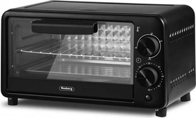 Втора ръка: Мини фурна Rosberg R51441C, 800W, 9 литра, 100-230C, Аксесоари, Черен