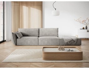 Светлосив шезлонг (ляв ъгъл) Vanda – Mazzini Sofas