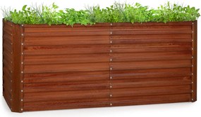 Blumfeldt Rust Grow, повдигната градинска леха, поцинкована стоманена повърхност, ръждив цвят