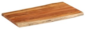 370648 vidaXL Плот за маса, 120x60x3,8 см, правоъгълен, акация масив, жив ръб