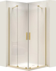 Душ кабина REA Montana Double Gold Brush 90x90