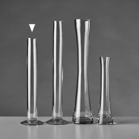 Стъклена ваза (височина 25 cm) Violet – Casa Selección