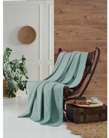 Одеяло от флийс в цвят мента 130x170 cm Brighton – Mijolnir