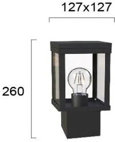 Градинска колона Viokef Keros-Височина : 26cm