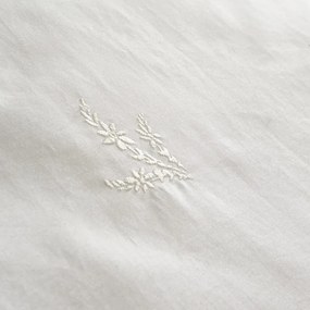 Памучна калъфка за възглавница 50x75 cm Lottie Floral Embroidery – Bianca