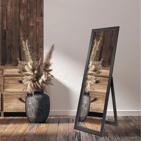 Стоящо огледало в черна рамка , 46 x 146 cm Sicilia - Styler