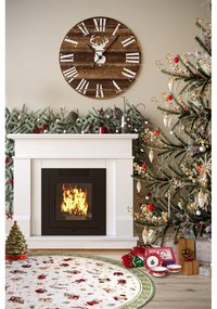 Зелен кръгъл килим с коледен мотив със смес от памук ø 200 cm Toy's Delight Green Christmas – Villeroy&amp;Boch