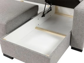 Ъглов диван Latte-Gkri Anoixto