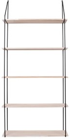 Черен рафт от масивна дървесина Pavlovnia Eindhoven - House Nordic