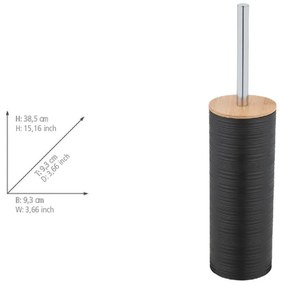 Черна пластмасова четка за тоалетна Lyon – Allstar