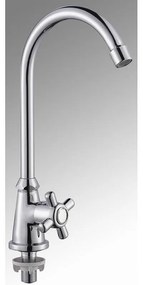 Стоящ кран за студена вода Ретро ICF 1526851, месинг, хром, 30.4x1.8см