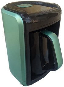 Кафемашина за турско кафе Kumtel ECM-E-220, 600W, 0.8 л, До 4 чаши, Сензор против преливане, Зелен