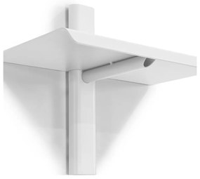 Бял метален стенен рафт 28 cm Hola – Spinder Design