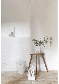 Бяла ваза от полирезин (височина 22 cm) Shell – Mette Ditmer Denmark