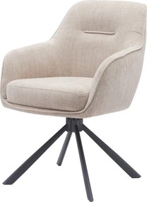 Кремави тапицирани трапезни столове в комплект 2 бр. Avola – Unique Furniture