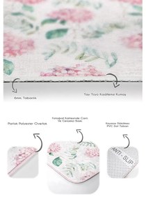 Бяло-розови изтривалки за баня в комплект от 2 броя 60x100 cm - Mila Home