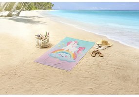 Детска кадифена плажна кърпа 75x150 cm Sweety – Good Morning