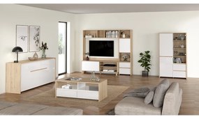 Масичка за кафе в бял и естествен цвят 60x120 cm Next – Tvilum