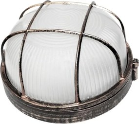 Аплика - таванна светлина Градина Nautilus Lite Mesh-Ръжда