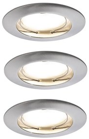 Paulmann 92827 - К-кт 3xLED/7W Димируема лампа за вграждане COIN 230V