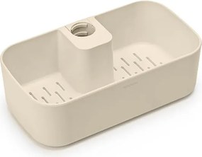 Органайзер за душ Brabantia ReNew 1006272, 7.5х13.3х24.4 см, Дъно с отвори за вода, Устойчивост на корозия, Бежов