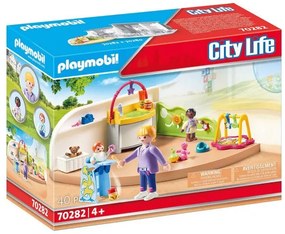 Playset City Life Baby Room Playmobil 70282 (40 pcs)