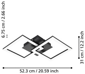 LED smart осветително тяло за таван 21,5 W PARANDAY-Z – EGLO