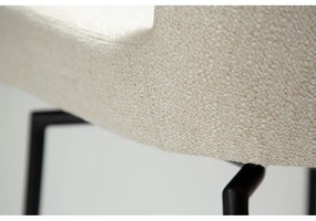 Кремав тапициран бар стол (височина на седалката 67,5 cm) Glam – DAN-FORM Denmark