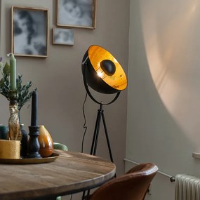 Интелигентна подова лампа трипод черна с WiFi A60 - Magna 40 Eglip