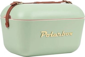 Хладилна чанта Polarbox Gold, 12 литра, AIRPOP полистирол, 5-15C до 24 часа, Зелен/Златист
