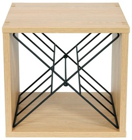 Стелаж за вино от декор от ясен естествен брой бутилки 12 36,5x36x29 cm Macon – Compactor