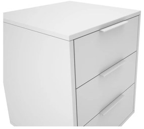 Бяло нощно шкафче Campus - Marckeric