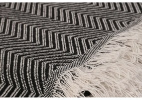 Черно/бежово покривало за легло 170x210 cm Etnik – Mijolnir